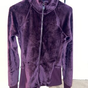Athleta Maroon Fleece Jacket